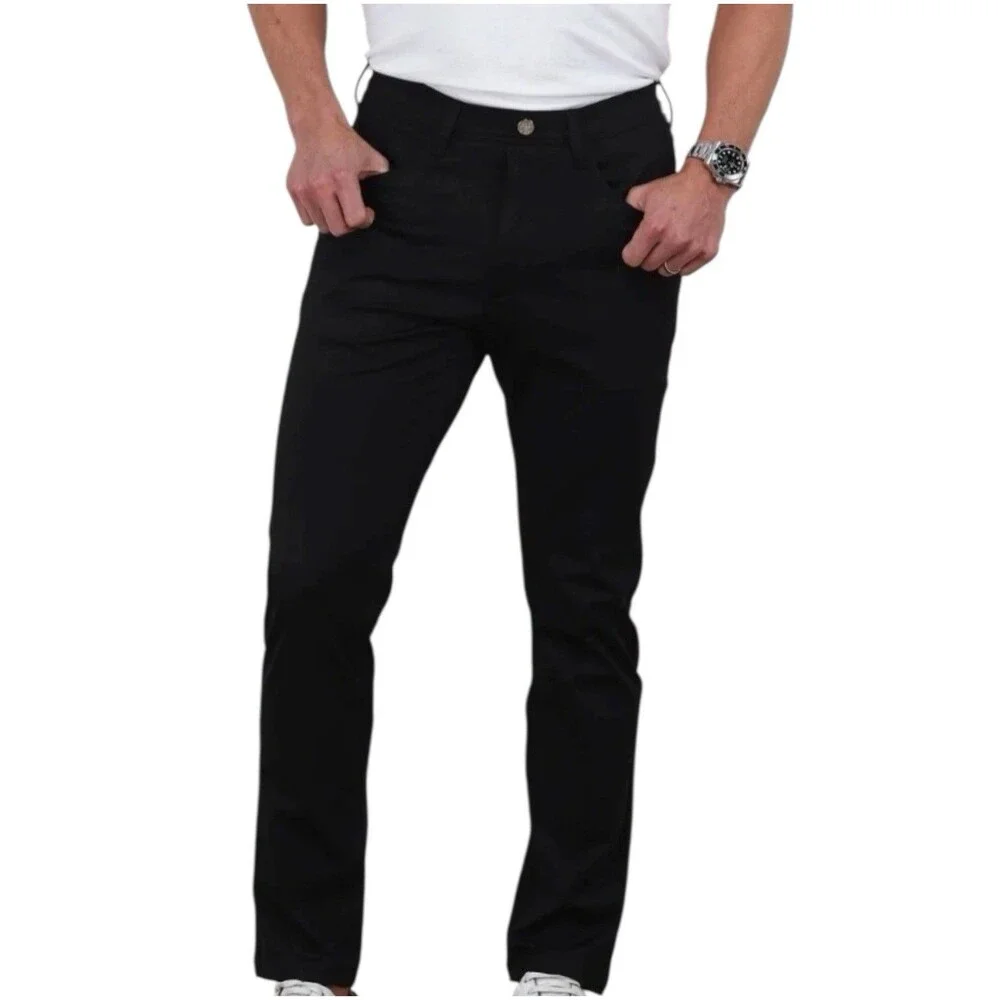 Collars & Co CEO Pants Mens 30x30 Black Pull On Stretch Golf Performance NWT
